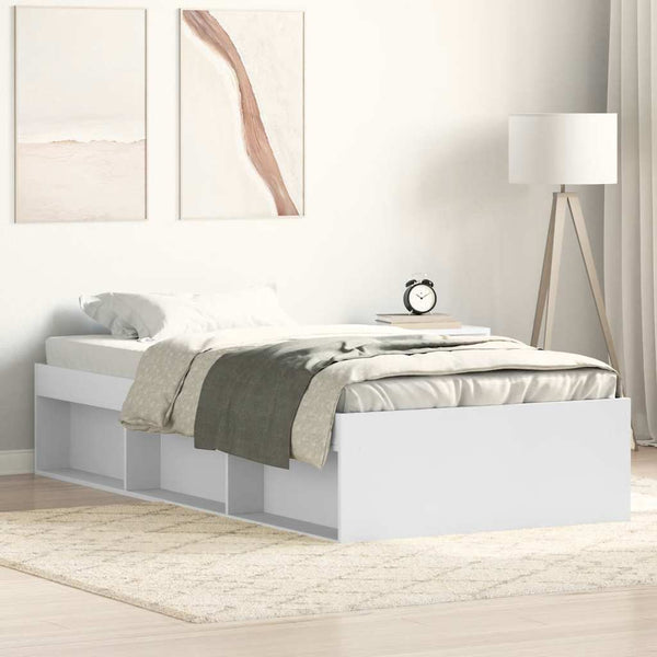 Bettgestell Weiß 90x190 cm