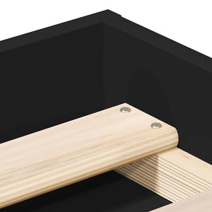 Bettgestell Schwarz 90x190 cm