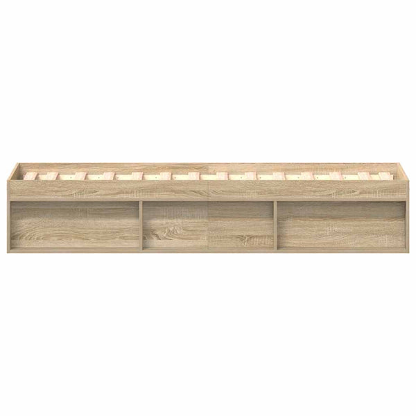 Bettgestell Sonoma-Eiche 90x190 cm