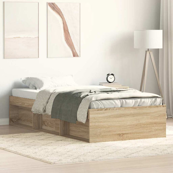 Bettgestell Sonoma-Eiche 90x190 cm