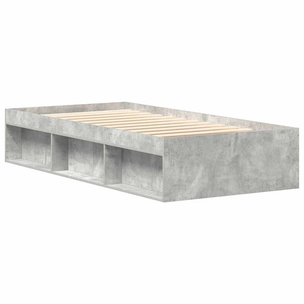 Bettgestell Betongrau 90x190 cm
