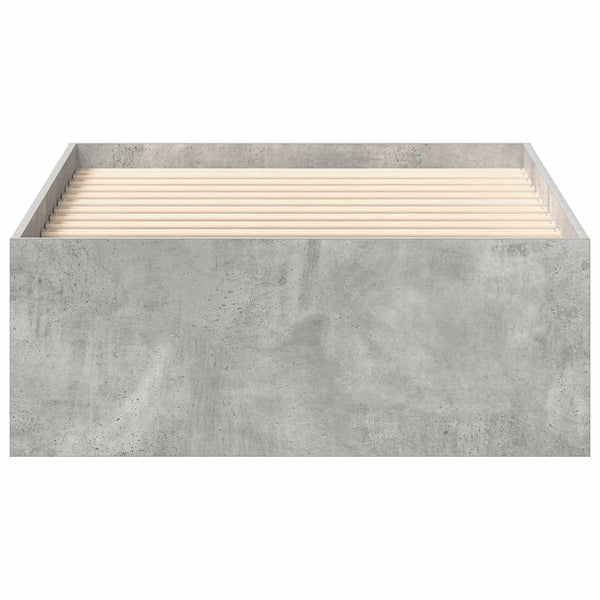 Bettgestell Betongrau 90x190 cm