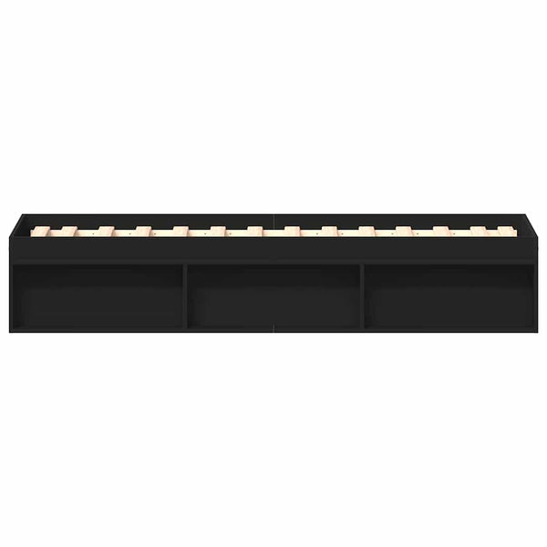 Bettgestell Schwarz 75x190 cm
