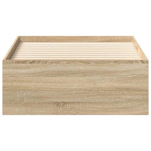 Bettgestell Sonoma-Eiche 75x190 cm