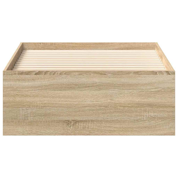Bettgestell Sonoma-Eiche 75x190 cm