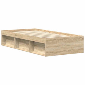 Bettgestell Sonoma-Eiche 75x190 cm