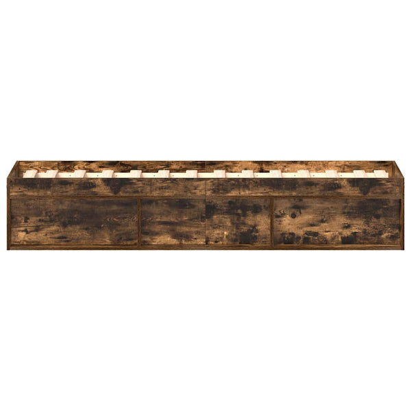 Bettgestell Räuchereiche 75x190 cm