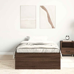 Bettgestell Braun Eichen-Optik 75x190 cm