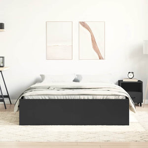 Bettgestell Schwarz 120x200 cm