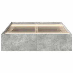Bettgestell Betongrau 120x200 cm