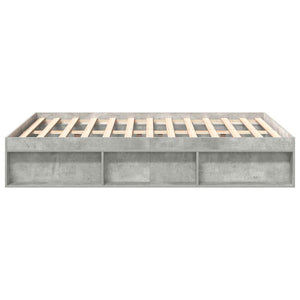 Bettgestell Betongrau 120x200 cm