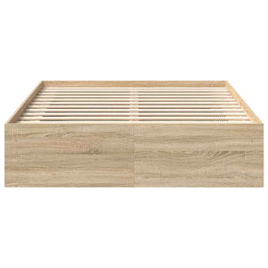 Bettgestell 140x200 cm Sonoma-Eiche