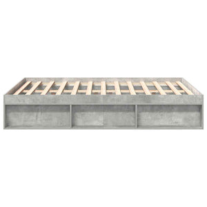 Bettgestell 140x200 cm Betongrau