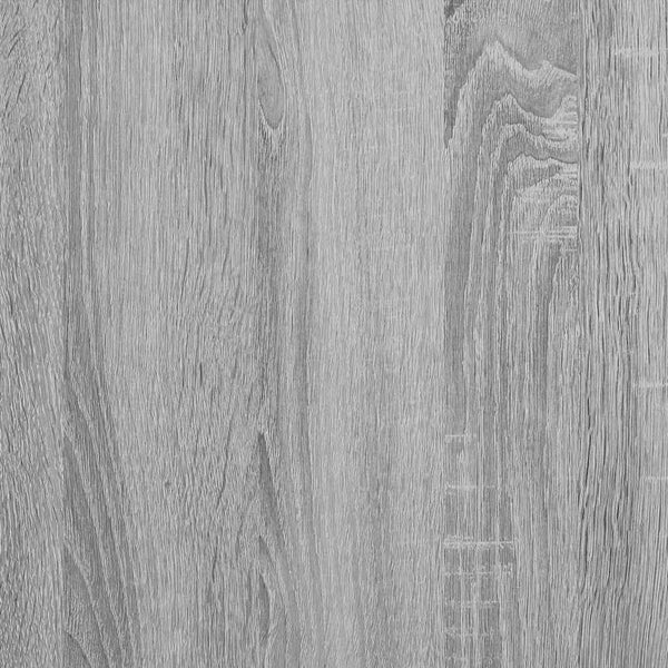 Bettgestell 140x200 cm Grau Sonoma