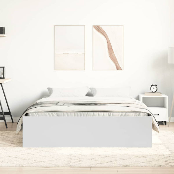 Bettgestell Weiß 160x200 cm