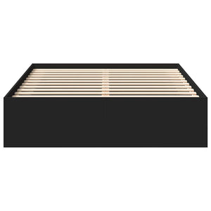 Bettgestell Schwarz 160x200 cm