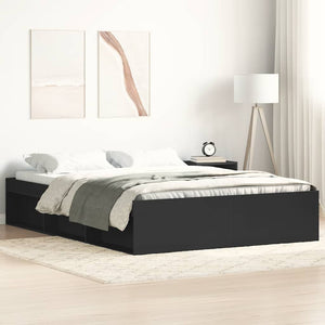 Bettgestell Schwarz 160x200 cm