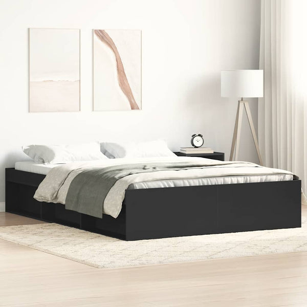 Bettgestell Schwarz 160x200 cm