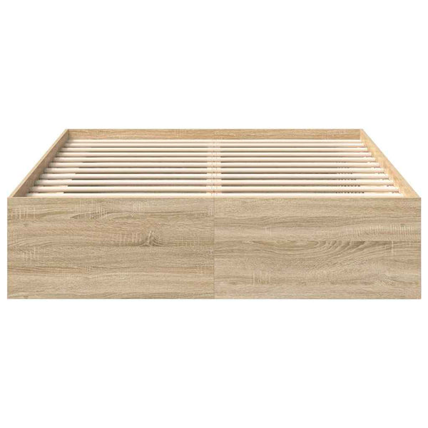 Bettgestell Sonoma-Eiche 160x200 cm