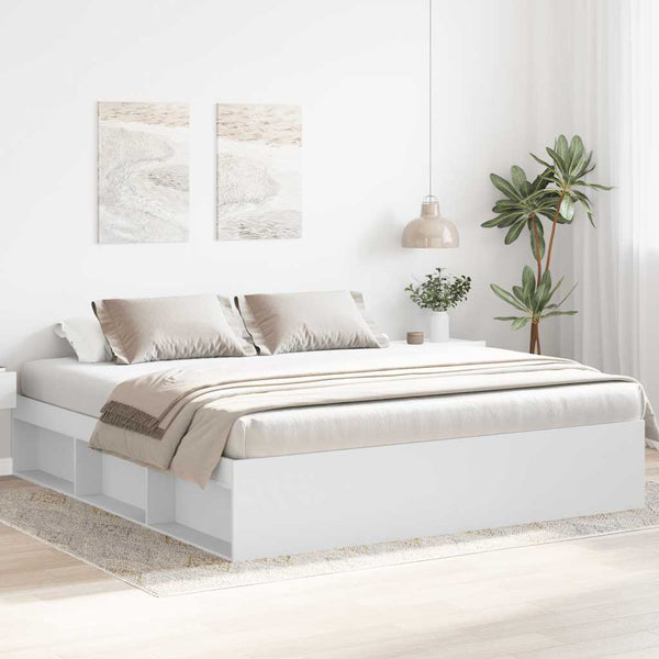 vidaXL Bed Frame White 180x200 cm