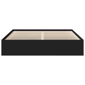 vidaXL Bed Frame Black 180x200 cm