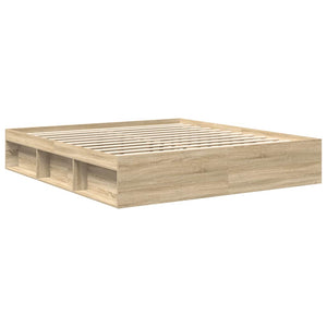 vidaXL Bed Frame Sonoma Oak 180x200 cm