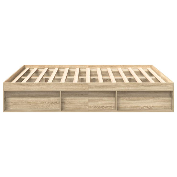 vidaXL Bed Frame Sonoma Oak 180x200 cm