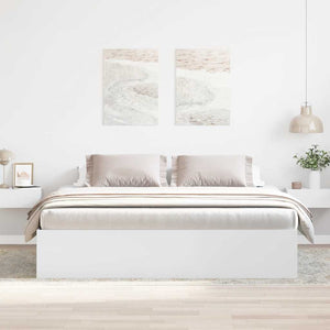 vidaXL Bed Frame White 200x200 cm
