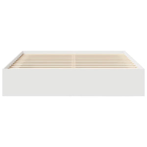 vidaXL Bed Frame White 200x200 cm