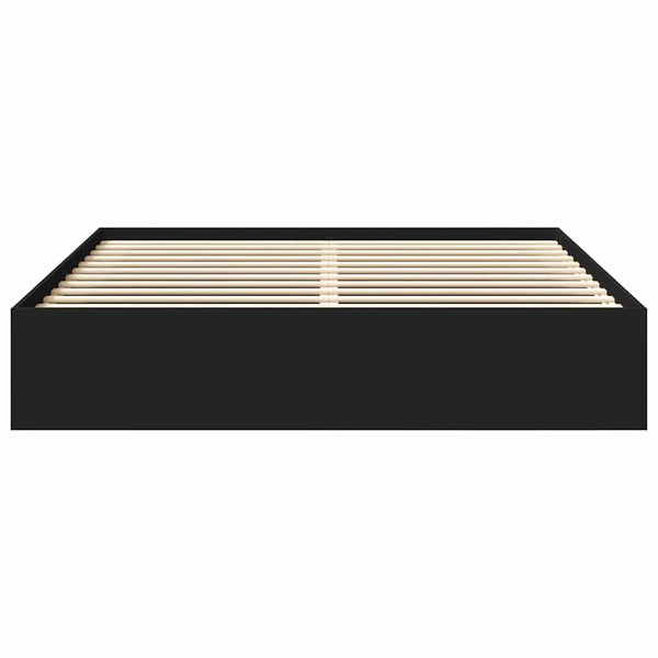 vidaXL Bed Frame Black 200x200 cm