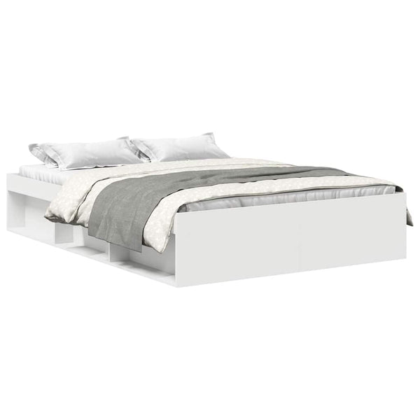 vidaXL Bed Frame White 120x190 cm