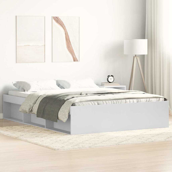 vidaXL Bed Frame White 120x190 cm