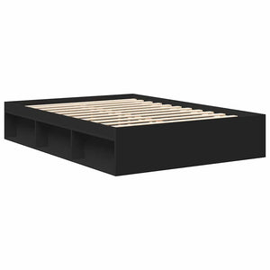 vidaXL Bed Frame Black 120x190 cm