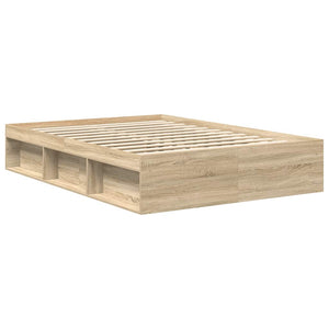 vidaXL Bed Frame Sonoma Oak 120x190 cm