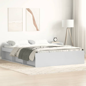 vidaXL Bed Frame White 135x190 cm