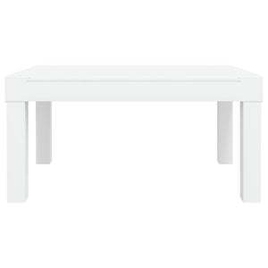 vidaXL 3-piece Garden Lounge Set with Cushions White PP