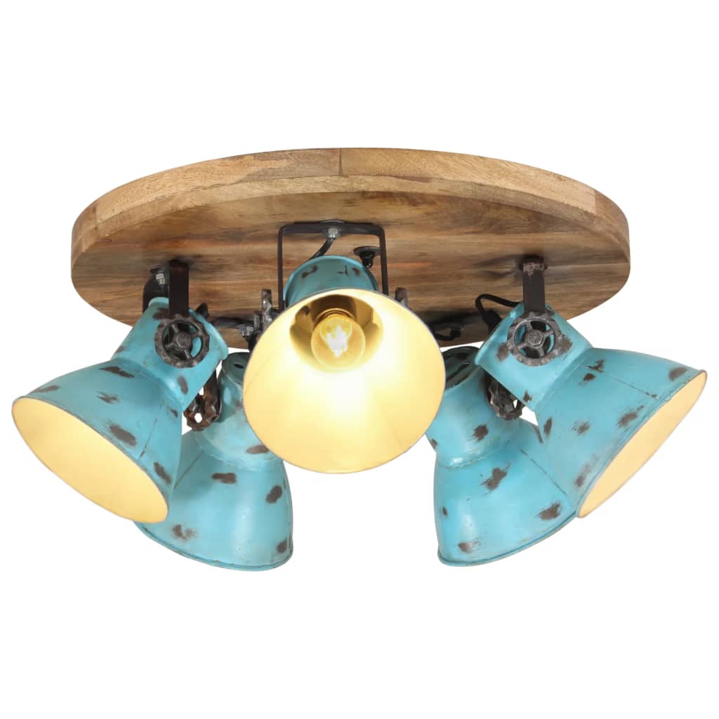 vidaXL Ceiling Lamp 25 W Blue 50x50x25 cm E27