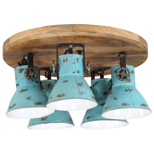 vidaXL Ceiling Lamp 25 W Blue 50x50x25 cm E27