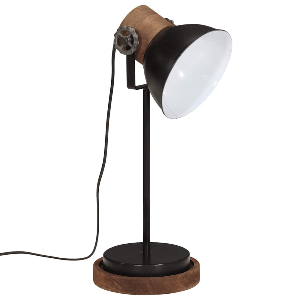 vidaXL Desk Lamp 25 W Black 17x17x50 cm E27
