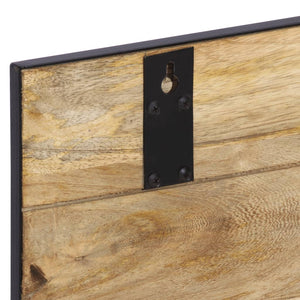 vidaXL Coat Racks 2 pcs 80x8x25 cm Rough Solid Mango Wood