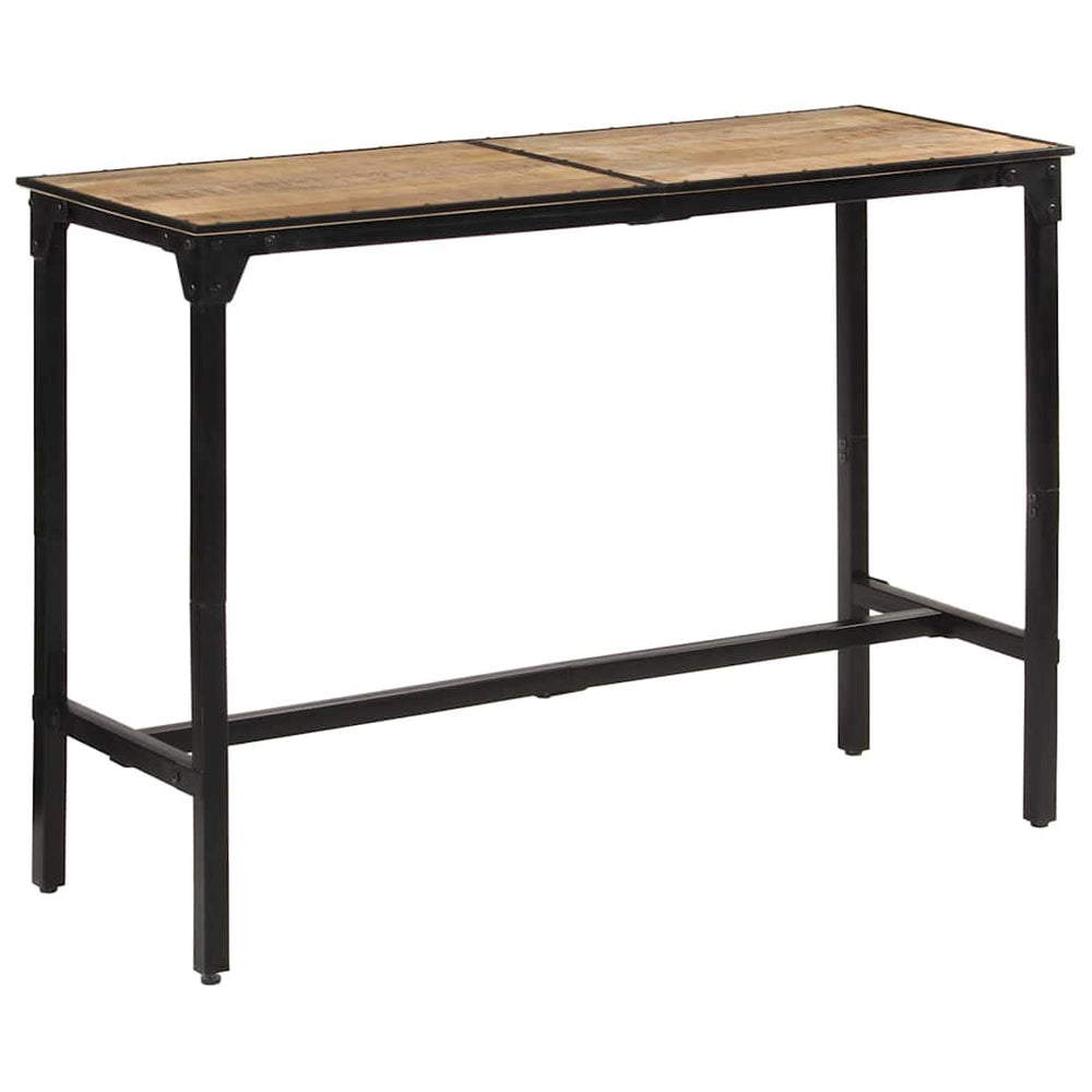 vidaXL Bar Table 150x55x107 cm Rough Solid Mango Wood