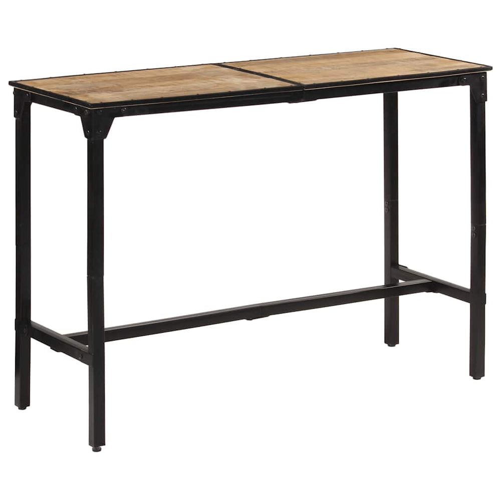 vidaXL Bar Table 150x55x107 cm Rough Solid Mango Wood