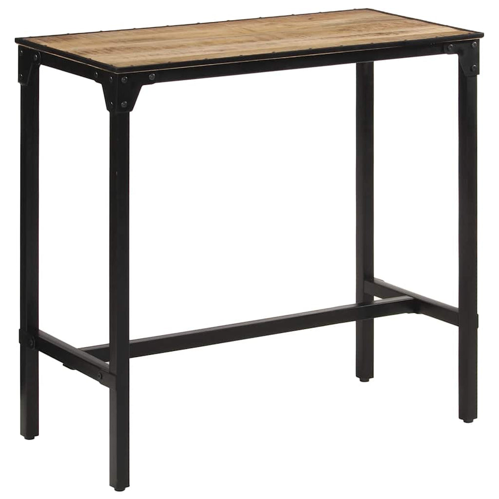 vidaXL Bar Table 110x55x107 cm Rough Solid Mango Wood