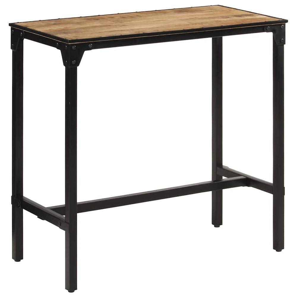 vidaXL Bar Table 110x55x107 cm Rough Solid Mango Wood