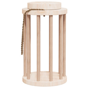 vidaXL Hay Rack for Rabbits Ø15x25.5 cm Solid Firwood