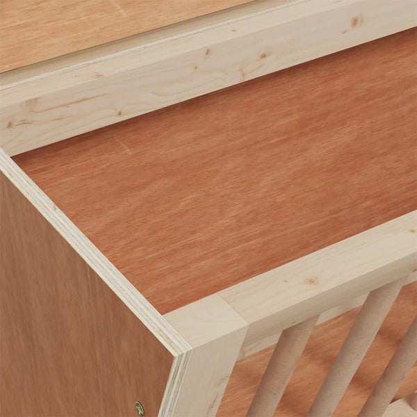 vidaXL Hay Rack for Rabbits 37x18.5x23 cm Solid Fir Wood