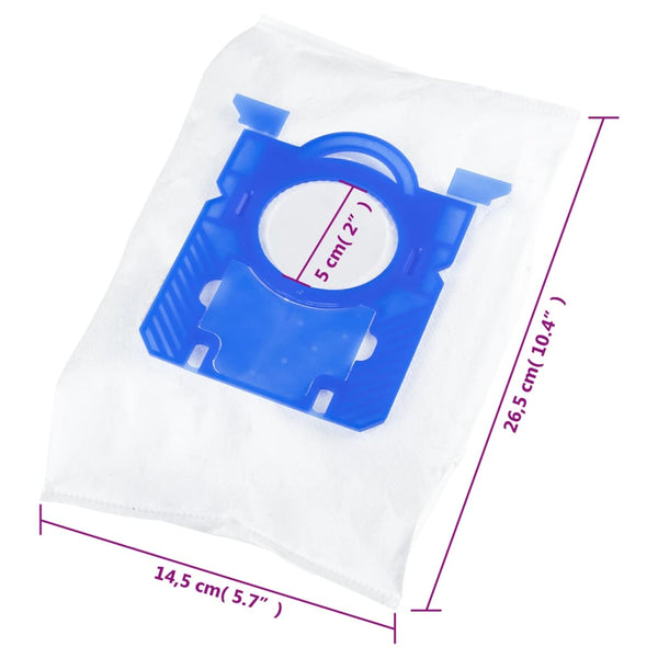 vidaXL Vacuum Cleaner Bags for Philips S Bag 20 pcs.