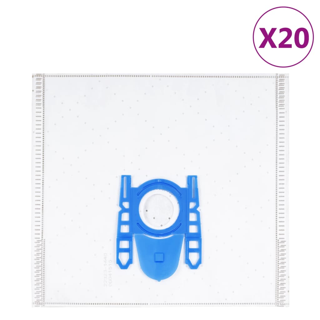 vidaXL Vacuum Cleaner Bags for Bosch/Siemens DEFGH 20 pcs.