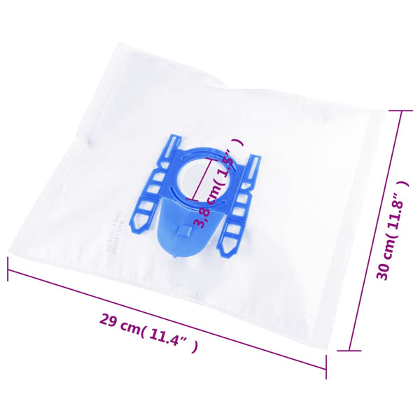 vidaXL Vacuum Cleaner Bags for Bosch/Siemens DEFGH 20 pcs.