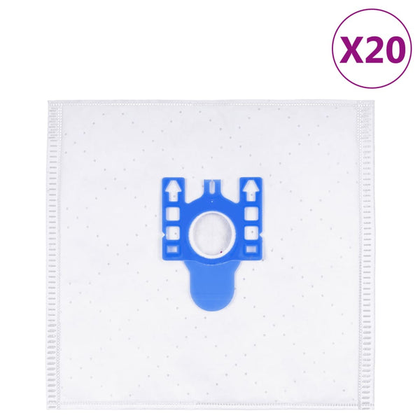 vidaXL Vacuum Cleaner Bags for Miele GNH 20 pcs.